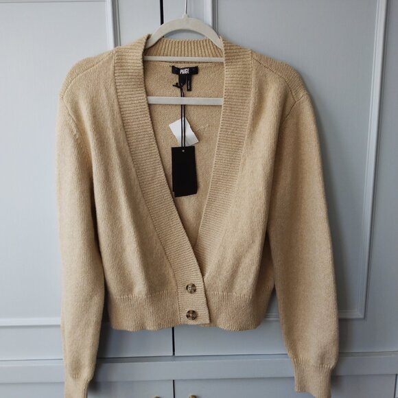 Paige cotton/wool cardigan size:s